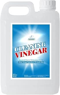 VITSZEE White Cleaning Distilled Vinegar 1L for Household surface Cleaner Glass Stainless Steel, Ceramic Vegetables Fruits washer, Lime Scale Remover Odor Removal Multipurpose