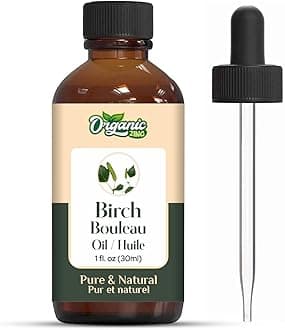 Organic Zing Birch (Betula) Oil | Pure & Natural Essential Oil for Skincare, Hair Care, Aroma & Diffusers- 30ml/1.01fl oz