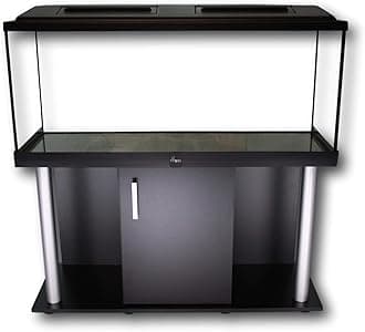 Diversa AQUARIUM WITH LID AND STAND/CABINET Professional Fish Tank - Real Glass, Standard Rectangle (240 Litre Set)