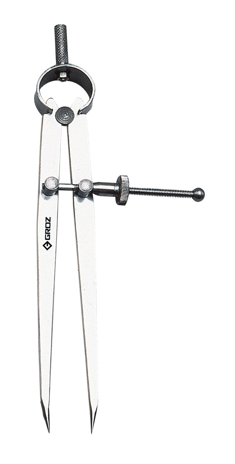 Groz 01425 12" Spring Divider, Matte Finish, with Solid Nut