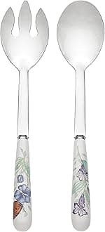 Butterfly Meadow 2pc Serving Set, White -, 0.84 LB