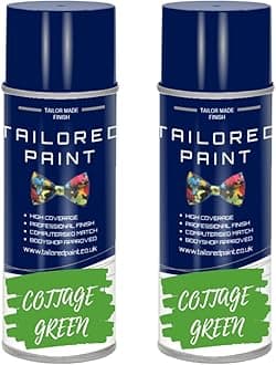 Dead Plant Reviver Aerosol Paint Green Foliage - Gives Dead Shrubs, Hedges, Boxes a Second Life (2, Country Cottage Green)
