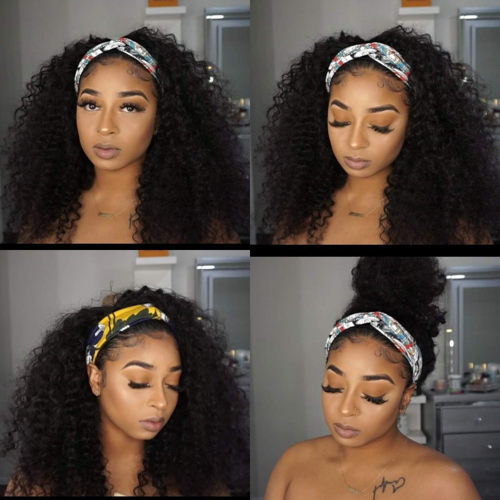 Deep Wave Headband Wig