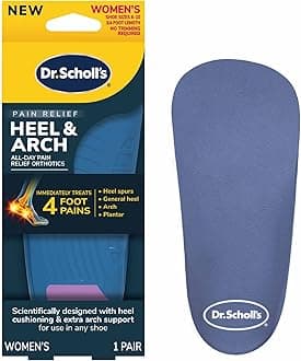 Dr. Scholl's® Heel & Arch All-Day Pain Relief Orthotics, Women's 6-10, 1 Pair, 3/4 Length