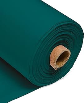 Jade 100% Cotton Plain Fabric – 60 Inch 150cm Wide 150GSM Material - Sewing, Dressmaking, Quilting, Curtain Linings, Pillowcases & Totes by Discount Fabrics LTD - Half Metre
