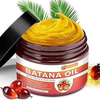 120G Raw Batana Oil for Hair Growth, 100% Pure Unrefined Batana Oil Repairs Dyness Damaged Hair, Orange