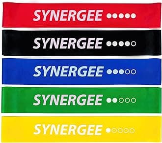 Synergee Exercise Fitness Resistance Band Mini Loop Bands that Perform Better When Working Out at Home or The Gym