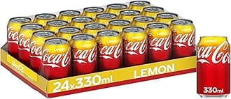 Coca Cola Classic Can Lemon 330 ml (Pack of 24)