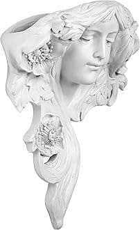 Le Etoile: French Greenman Wall Sculpture 15 Inch
