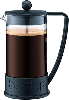 Brazil French Press Coffee and Tea Maker, 34 Ounce, Black