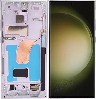 AMOLED Original for S23 Ultra, LED LCD Display Touch Screen Digitizer Assembly S23ultra 5G SM S918U LCD Screen Replacement with Frame, 6.7 Inch, 3088x1440px Resolution