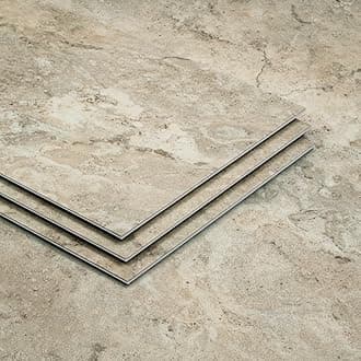 Lucida Surfaces Luxury Vinyl Flooring | Stone Look Tiles | Interlocking Flooring | DIY Friendly | MaxCore Terra | 16 sqft | 12"x24" | Box of 8