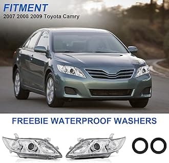Headlight Assembly for 2007-2009 Toyota Camry - Passenger and Driver Side