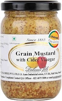 Deloius Grain Mustard with Cider Vinegar, 200G