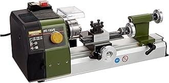 Fine Lathe FD 150/E, Precise Lathe with 2-Stage Belt Drive, Speed Control, Spindle Speeds up to 5,000/min, Item No. 24150