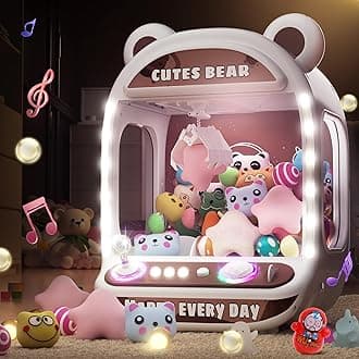 – Skirfy Claw Machines for Kids,Unicorns Toys for Girls Age 6+,Mini Vending Machine with PlushToys,Candy Dispenser Machine,Claw Game,Holiday Gifts