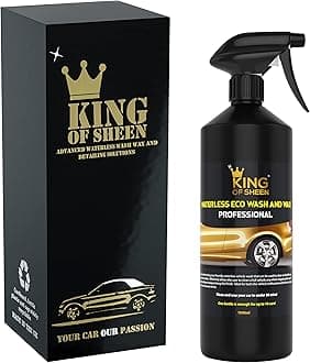Professional Waterless Wash and Wax Car Cleaner, No Water Just Clean and Shine Like New, Car Cleaning liquid spray car wash, Showroom Shine finish
