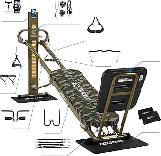 GR8FLEX High Performance Gym - Military XL Model with Total Over 100 Workout Exercises