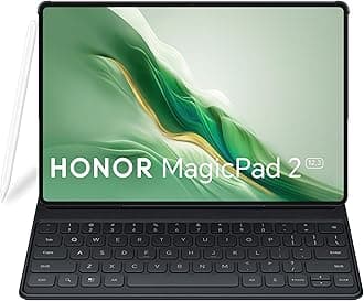 HONOR Magic Pad 2 12GB RAM 256GB ROM 12.3 Inch Tablet Wi-Fi Moonlight White Bundle with Smart Bluetooth Keyboard & Magic Pencil - Middle East Version