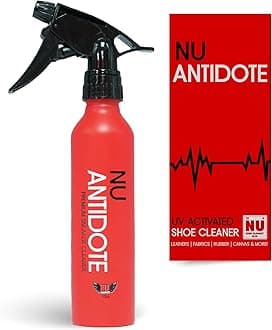 NuLife Kicks – Shoe Cleaner for White Shoes, Fabric & Leather – Stain Remover, Sole Unyellowing, UV Activated Sneaker Cleaner for Mesh, Leather, Rubber & More