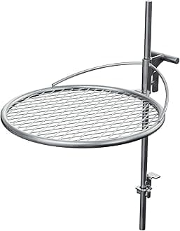 Outpost Grill 19 - Campfire Grill- Breeo X Series Accessory - Stainless Steel, Durable, USA Made - Campfire Grate - Camping Cooking Rack - Fire Pit Accessories