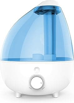 Pure Enrichment MistAire XL Ultrasonic Cool Mist Humidifier for Large Rooms - 1 Gallon Water Tank with Variable Mist Control, Automatic Shut-Off and Optional Night Light - Lasts Up to 24 Hours