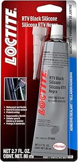 37460 Black RTV Silicone Adhesive/Sealant Tube - 80 ml