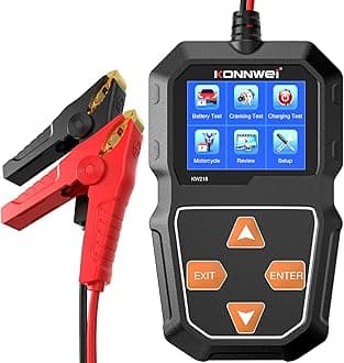 – Car Battery Tester 6V 12V, KONNWEI KW218 100-2000 CCA Battery Load Tester Digital Automotive Charge Analyzer and Charging System Test Tool for Car Truck Motorcycle ATV SUV Boat Yacht