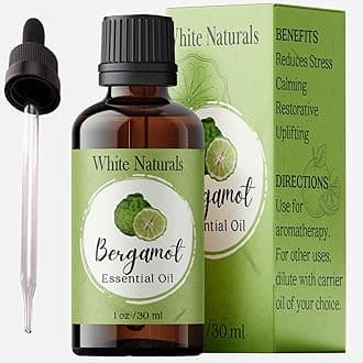 Organic Bergamot Essential Oil - 100% Pure & Natural -Premium Therapeutic Grade with Premium Glass Dropper - Undiluted Natural/Homeopathic Aromatherapy Scented, Great for DIY Soap Making, Massage