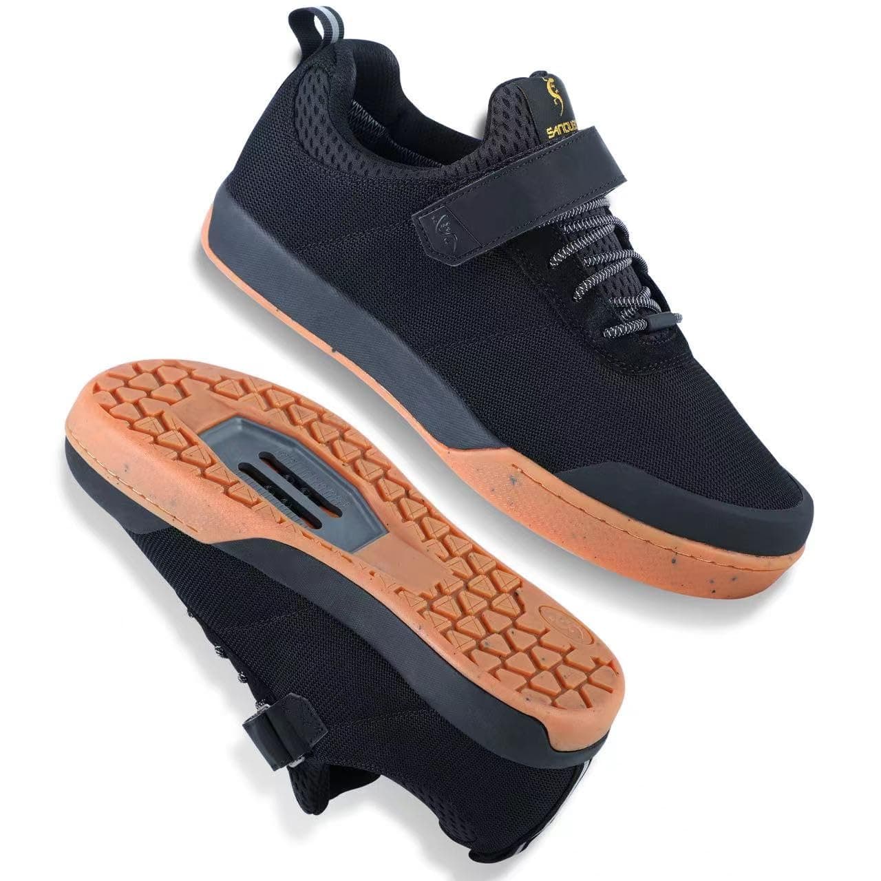 Men's Mountain Bike Shoes Elastic Closure | Lightweight, Waterproof, Breathable MTB Shoes