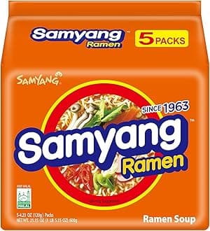 Sanyon Sanyan Ramen, 1 Pack (4.2 oz (120 g) x 5 Bags)