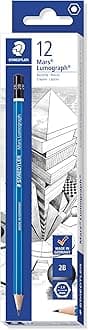 STAEDTLER 100-2B*12 Pencils, 2B, Marus, Lumograph, Writing, Drawing, 12 Pieces