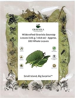 Pure Graviola - Whole Soursop Leaves For Tea
