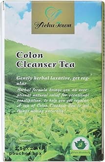 Wins TownColon Cleanser Tea, Herbal Laxative Tea, Relieve Constipation and Body Detox, Supports Healthy Gut and Digestion, 20 Tea Bags