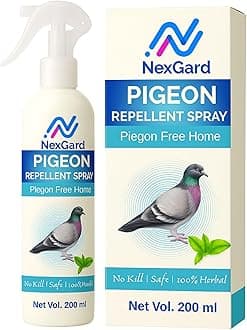 NexGard Herbal Pigeon Repellent Spray – 200ml | 100% Herbal and Natural Pest Control with Plant-Based Oils | Safe for Kids, Pets, and Plants | Non-Toxic | Repels Without Killing