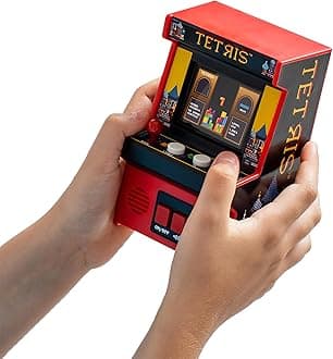 Arcade Classics Tetris - Retro Mini Arcade Game, Full Color Screen, Classic H...