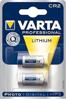 Varta VCR2X2 Photo Lithium 3V Battery for Cameras/MP3 Player and GameBoy, 2-Pack (Blue Silver)
