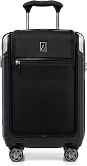 Travelpro Platinum Elite Expandable Hard Case, Black (Shadow Black) (Black) - 409209601
