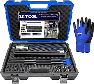 ZKTOOL EN-51146 GM-51146 Fuel Injector and Rail Assembly Replacer Master Tool Kit Compatible with General Motors, Opel, Buick, Vauxhall & MG 1.0L, 1.4L, 1.5T, 1.6L ，OEM EN-51146-100 EN-51146-150