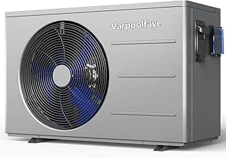 30000 BTU Swimming Pool Heater Pump Pool Heater For Above Ground Pool 120V 8000 Gallon Inground Pool Heater Spa Heating or Cooling WiFi Control Schedule