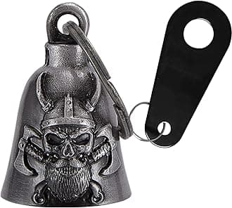 Dream Apparel Motorcycle Bell Guardian Angel Drive Away Gremlin, Biker Bell for Men Women Rider Riding, Good Luck Gift
