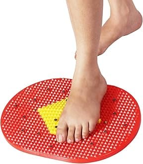Acupressure Mat For Foot Pain Accupressure Mats Pointed Board Plate Pyramid Accupressure Pad For Foot Magnetic Energy Booster (Bumper Model)