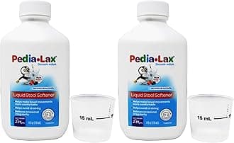 Pedia Lax Liquid Stool Softener, Fruit Punch, 4 oz (Pack of 2)
