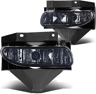 FL-ZTL-115-SM Front Bumper Fog Light Driver & Passenger Side Enhance visibility [Compatible with 99-04 Ford Mustang GT]