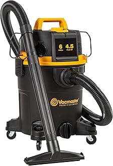 Vacmaster VDK611PF 0201 6-Gallon Wet/Dry Vacuum with Filter Cleaning System