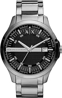 A|X Armani Exchange Men's Watch, Three-Hand Stainless Steel Watch for Men