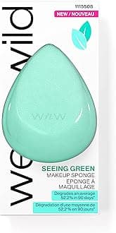 wet n wild Makeup Sponge - Low Product Absorption for Streak-Free Application, Effortless Blending Beauty for a Smooth Professional Looking Finish, Cruelty-Free & Vegan-Seeing Green