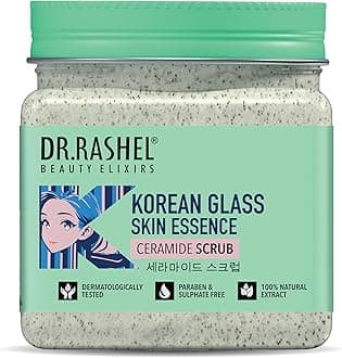 Korean Face & Body Scrub | With Rice Water & Ceramide |For Glass skin| Deep Cleansing | Exfoliation | Skin Brightening | For Glowing Skin | 380ml