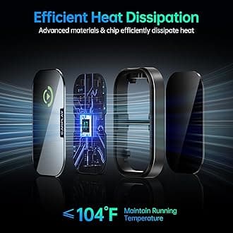 TOPGNSS Wireless Carplay Adapter, Converts Wired to Wireless Carplay Adapter for Apple iPhone, Wireless Control Plug & Play Carplay for Cars from 2015 & for iPhone iOS 10+ Matte Black