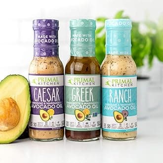 Primal Kitchen Ranch Dressing & Marinade, Made with Avocado Oil and Cage-Free Eggs, 8 Fluid Ounces, Pack of 2